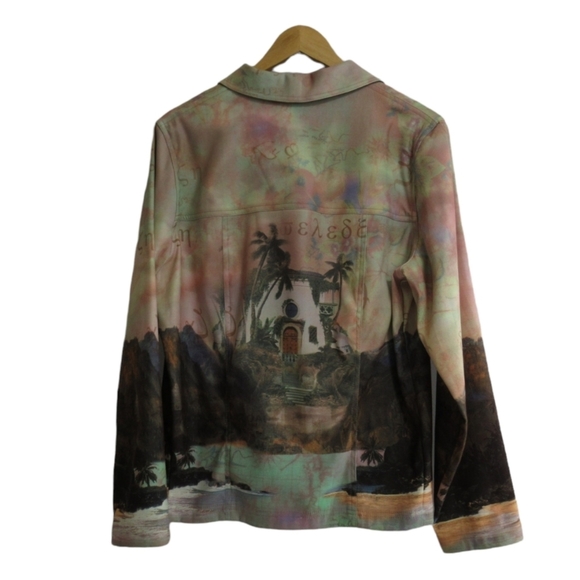 TanJay Multicolor Artistic Jacket Size Medium - Picture 2 of 10